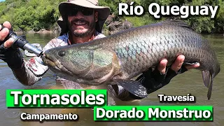 Tarariras Tornasol, Dorados, Pesca con señuelos! Ep: "El Monstruo de la corredera"🎣🛶🔥 bajada 3 días