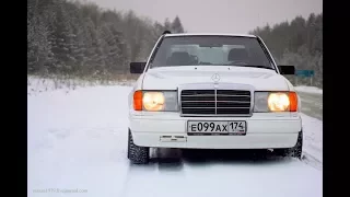 Холодный запуск Мерседес w 124 2.5 дизель зимой. Diesel cold start Mercedes w 124 winter.