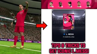 TRICK TO GET 103 RATED ICONIC L. MESSI | 100% TIPS & TRICKS | PES 2021