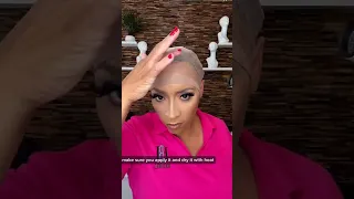 How to do a Bald Cap Easy Method using Bold Hold Liquid Gold