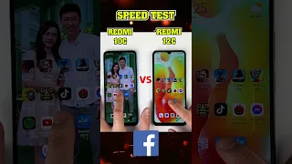 XIAOMI REDMI 12C Vs XIAOMI REDMI 10C Facebook App Speed Test ! #shorts