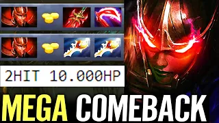 🔥 2HIT 10000 HP — Phantom Assassin 2x Rapier 450% DMG WTF MegaCreeps Comeback TOP Dota 2 Pro