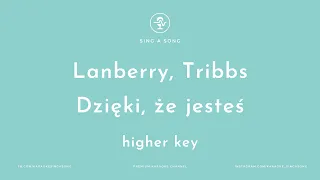 Lanberry, Tribbs - Dzięki, że jesteś (Karaoke/Instrumental) Higher Key