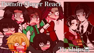 //Demon Slayer React To Ships☠️||Part 1||//Demon Slayer/KNY||Spoilers?||