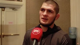 Хабиб Нурмагомедов о возвращении в UFC, реванше с Дос Аньосом, о дагестанских и чеченских бойцах