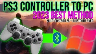 PS3 Controller to PC 2023 Updated Method + Multi Controller