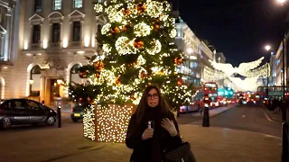 LONDON CHRISTMAS LIGHTS TOUR! Vlogmas Part 6