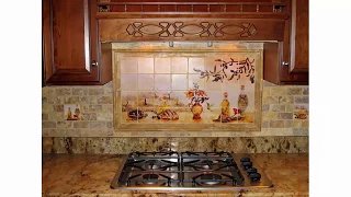 Ideas de diseño para backsplash de cocina para la casa grande