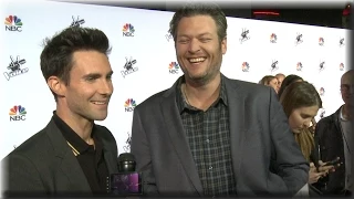 Adam Levine & Blake Shelton | Holidays Together & Taylor Swift's Crush on Blake | The Voice Season 7