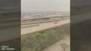 Icy roads cause multiple vehicles to crash on 635 in Dallas