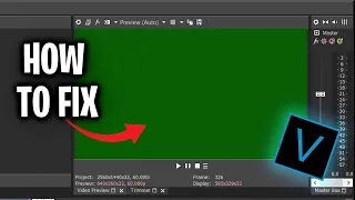 4k60 Files MOV IPHONE ERROR Sony Vegas CORRUPT/How To FIX Green Screen Preview NEW 2021