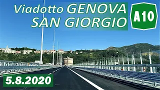 New GENOA BRIDGE | Viadotto Genova San Giorgio | both directions