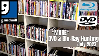 *More* DVD & Blu-Ray Hunting at Goodwill! (July 2023)