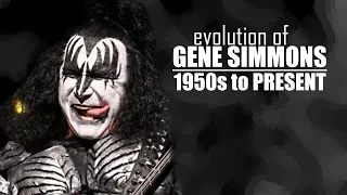 The EVOLUTION of GENE SIMMONS (1950s to present)