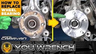 How to Replace Front Wheel Hub Bearing - Grand Caravan (2008-2020) and Town & Country