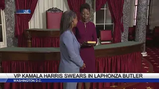 LIVE #2: VP Kamala Harris swears in Laphonza Butler