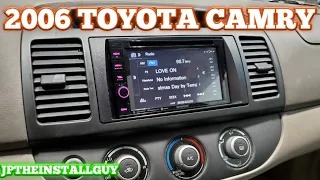 2006 Toyota Camry radio removal and kenwood double din install