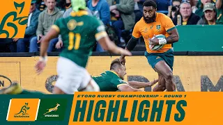 Wallabies vs Springboks Highlights | Rugby Championship Round 1 - 2023