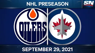 NHL Pre-Season Highlights | Edmonton Oilers vs Winnipeg Jets – September 29th, 2021