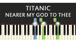 Titanic - Nearer My God To Thee - EASY Piano Tutorial by SPW