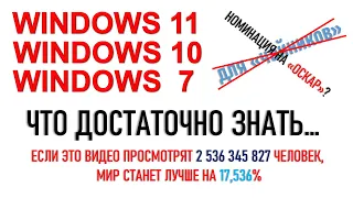 WINDOWS. Самое простое объяснение. Номинация на Оскар?