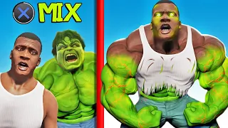 Mixing FRANKLIN And HULK In GTA 5 (Strongest)