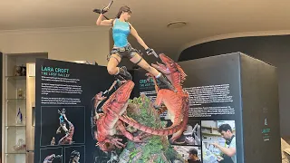 Celebrating 25 Years of Tomb Raider Lara Croft| Unboxing The Lost Valley Statue 1:4 #tombraider