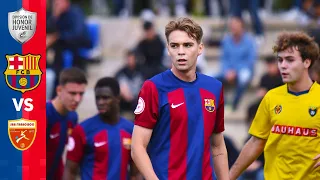 Cristo Munoz brace⚽⚽ vs CD San Francisco [Barca Juvenil A]