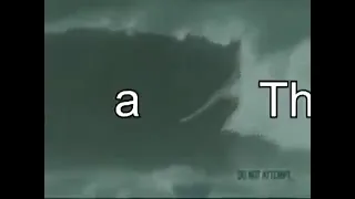 person surfing In tsunami meme