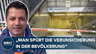 FRANKFURT AM MAIN: Handgranaten-Alarm! Passant meldet Fund an S- und U-Bahnstation Hauptwache