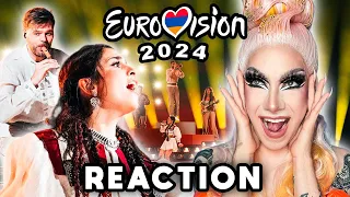 Ladaniva - Jako (LIVE) | Armenia 🇦🇲 | Reacting to Eurovision 2024