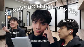 A DAY IN MY LIFE AS A TAX ACCOUNTANT AND CONTENT CREATOR *very realistic*