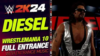 DIESEL WRESTLEMANIA 10 WWE 2K24 ENTRANCE - #WWE2K24 DIESEL WRESTLEMANIA 10 ENTRANCE THEME