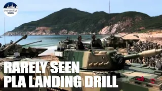 Rare footage shows PLA conduct live-fire landing drill in southeast coastal area