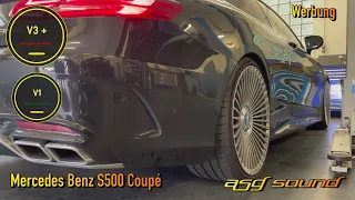 Mercedes Benz S500 Coupé | V1/V3+ | ASG Sound | Sportauspuff | Umbau auf Klappe