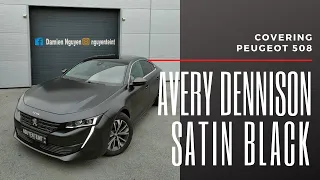 Peugeot 508 - Avery Dennison Satin Black