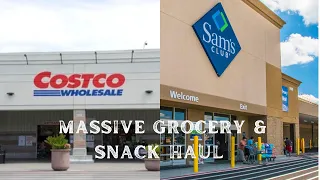 MASSIVE GROCERY HAUL 2022 | HUGE TARGET, COSTCO AND SAM'S CLUB GROCERY HAUL