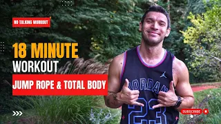 18 Minute Total Body Fat-Burning Workout with Jump Rope and Dumbbells 💪🔥