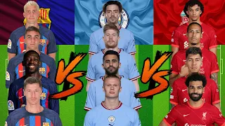 Barcelona VS Manchester City VS Liverpool 💥 ULTRA VS 🔥💪