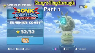 Sonic & All Stars Racing Transformed: World Tour Expert - Anew Playthrough Part 1