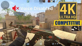 Counter Strike 2 Competitive Ranked Gameplay 4K 60FPS (No Commentary) #26.