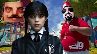 Hello Neighbor - My New Neighbor skrr skibidi dop boy VS Wednesday Addams Act 1 Gameplay Walkthrough