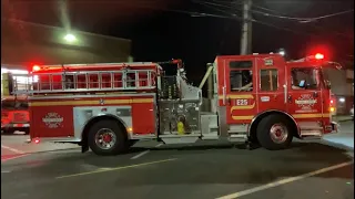 Seattle Fire Engine 25 and Aid 25 responding