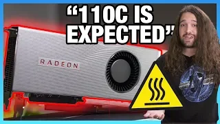 Explaining Navi 5700 XT Junction Temperature | 110°C is Not "Expected"