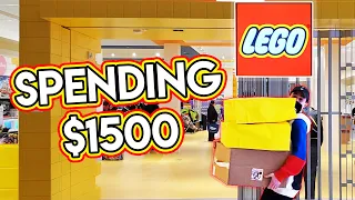 Spending $1500 at the LEGO Store on Black Friday!