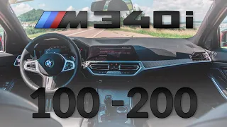 BMW M 340i G20 - Acceleration 100 – 200 KM/H RaceChip vs. Stock