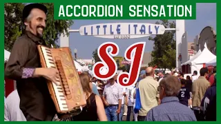 Amazing ACCORDION Street Performance - The Happy  Wanderer ... by Smilin' Jack.