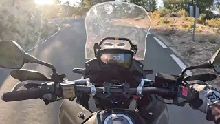 HONDA CB500X Mountain Road in Spain // RAW 4K