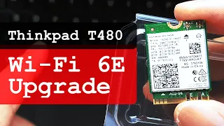 Thinkpad T480 WiFi 6E Upgrade Guide | Intel AX210 | Lenovo laptop DIY