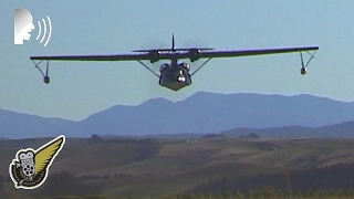 WW2 Catalina PBY-5a Flying Boat -- Attacks Japanese Sub  [Airshow Display]